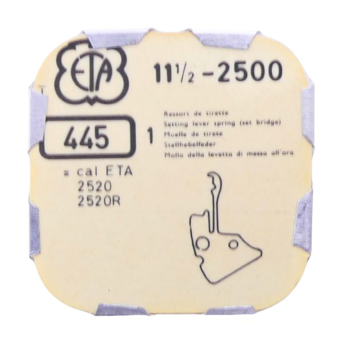 ETA 2500-445 Ressort de tirette - Setting lever spring