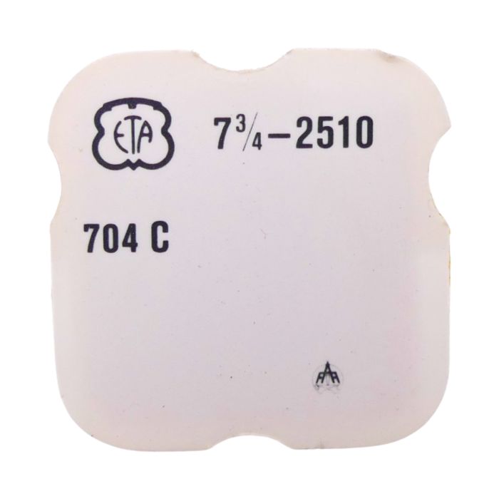 ETA 2510 - 704 Roue d'ancre pivotée pour contre-pivot dessus (à l'unité) - Escape wheel and pinion pivoted for upper end-piece (