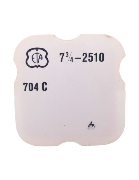 ETA 2510 - 704 Roue d'ancre pivotée pour contre-pivot dessus (à l'unité) - Escape wheel and pinion pivoted for upper end-piece (