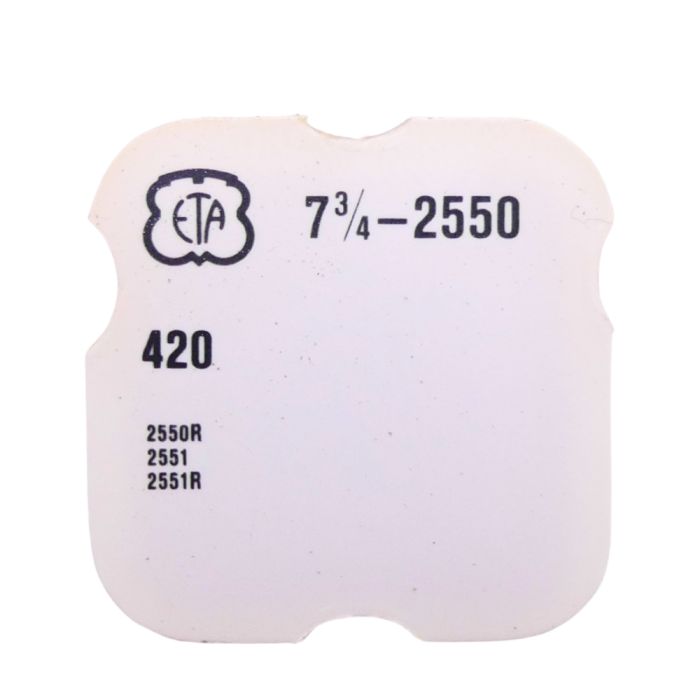 ETA 2550 - 1481 Mobile de réduction (roue de transmission) (à l'unité) - Reduction gear (transmission wheel) (per unit)