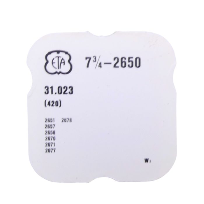 ETA 2650 - 420 Roue de couronne - Crown wheel