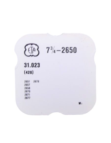 ETA 2650 - 420 Roue de couronne - Crown wheel