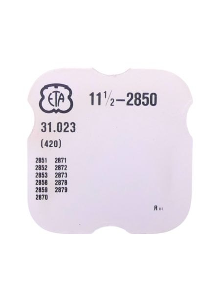 ETA 2850 - 420 Roue de couronne - Crown wheel