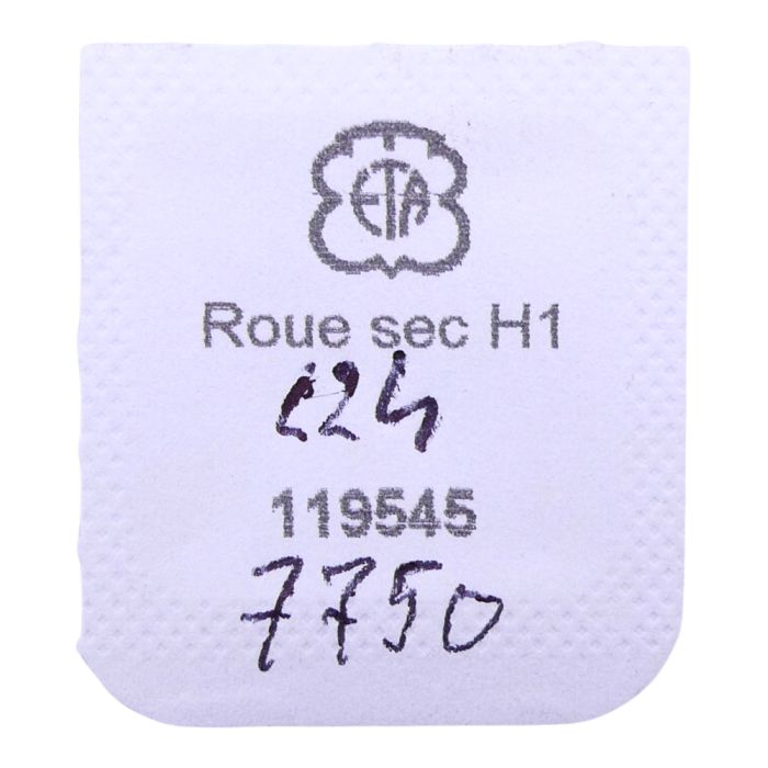 ETA 7750 - 224 Roue de seconde long pivot - Fourth wheel and pinion with second hand bit