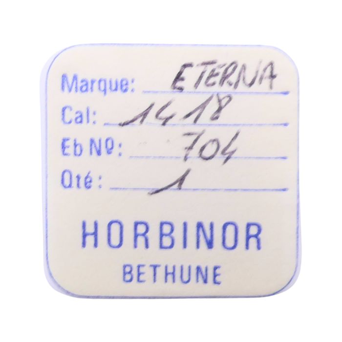 Eterna 1418 - 704 Roue d'ancre pivotée pour contre-pivot dessus (à l'unité) - Escape wheel and pinion pivoted for upper end-piec