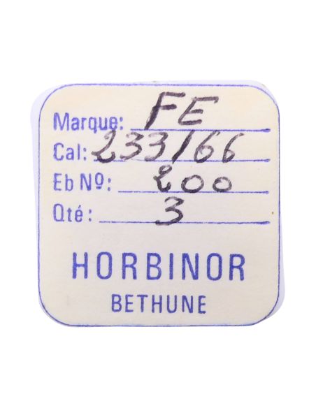 FE 233/66 - 200 Roue de centre avec chaussée (roue de minute) (à l'unité) - Center wheel and pinion with cannon pinion (per unit