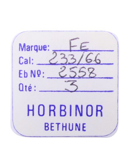 FE 233/66 - 2558 Roue des heures double denture (à l'unité) - Double toothing hour wheel (per unit)