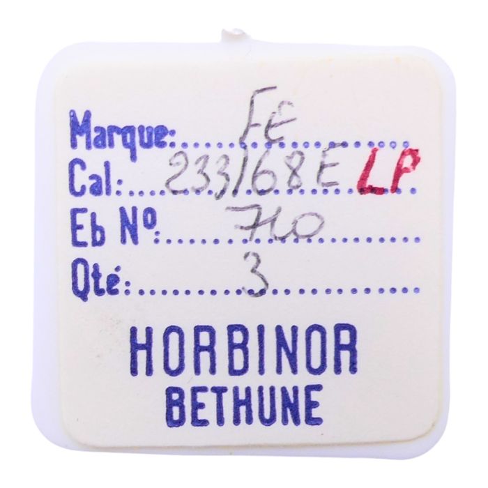 FE 233/68E - 710 Ancre montée (à l'unité) - Jewelled pallet fork and staff (per unit)