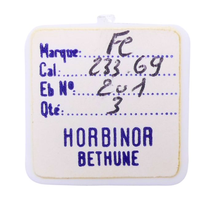 FE 233/69 - 201 Roue de centre sans chaussée (à l'unité) - Center wheel and pinion without cannon pinion (per unit)