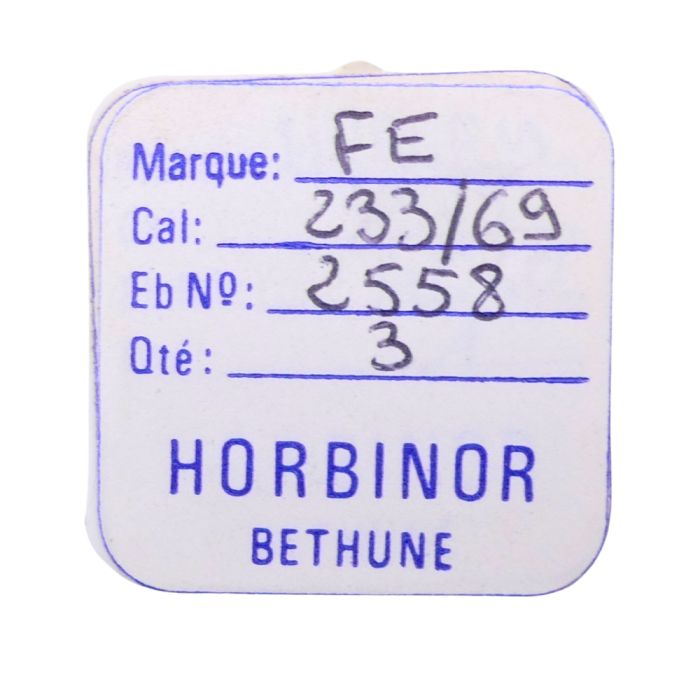FE 233/69 - 2558 Roue des heures double denture (à l'unité) - Double toothing hour wheel (per unit)