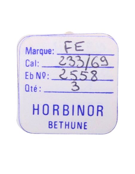 FE 233/69 - 2558 Roue des heures double denture (à l'unité) - Double toothing hour wheel (per unit)