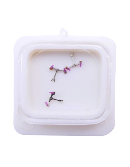 FE 3602 - 710 Ancre montée (à l'unité) - Jewelled pallet fork and staff (per unit)