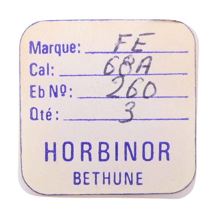 FE 68A - 260 Roue de minuterie (à l'unité) - Minute wheel (per unit)