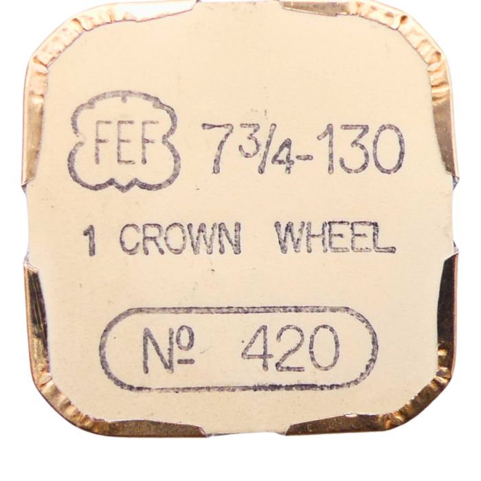 FEF 130 - 420 Roue de couronne - Crown wheel