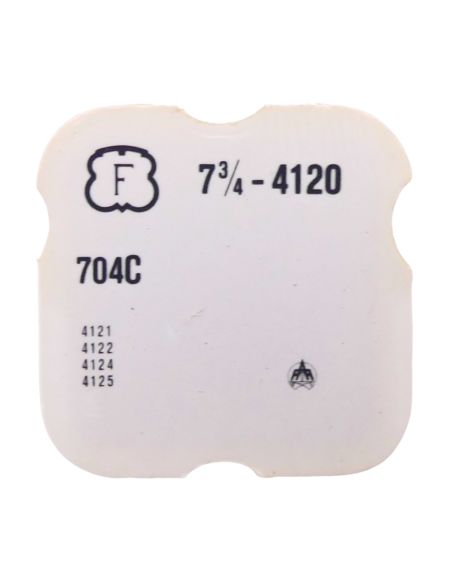 Felsa 4120 - 704 Roue d'ancre pivotée pour contre-pivot dessus (à l'unité) - Escape wheel and pinion pivoted for upper end-piece