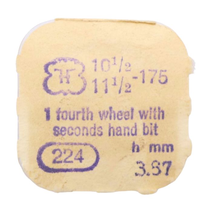 FHF 175 - 224 Roue de seconde long pivot - Fourth wheel and pinion with second hand bit