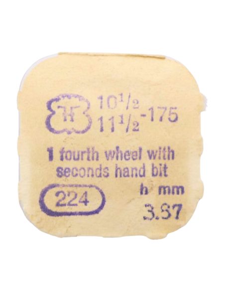 FHF 175 - 224 Roue de seconde long pivot - Fourth wheel and pinion with second hand bit