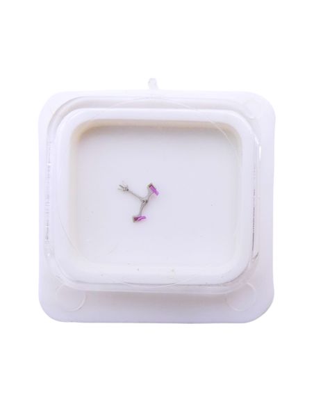 HP 2171 - 710 Ancre montée (à l'unité) - Jewelled pallet fork and staff (per unit)