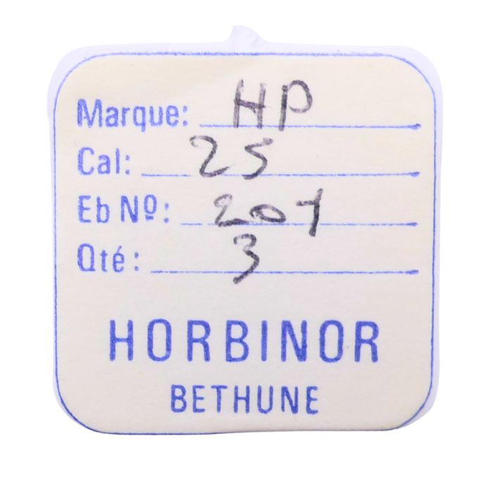HP 25 - 201 Roue de centre sans chaussée (à l'unité) - Center wheel and pinion without cannon pinion (per unit)