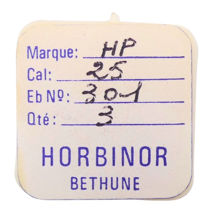 HP 25 - 301 Raquette pour spiral plat (à l'unité) - Regulator for flat hairspring (per unit)