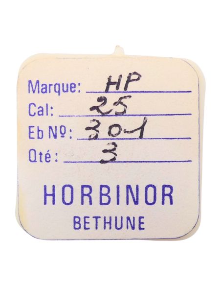 HP 25 - 301 Raquette pour spiral plat (à l'unité) - Regulator for flat hairspring (per unit)