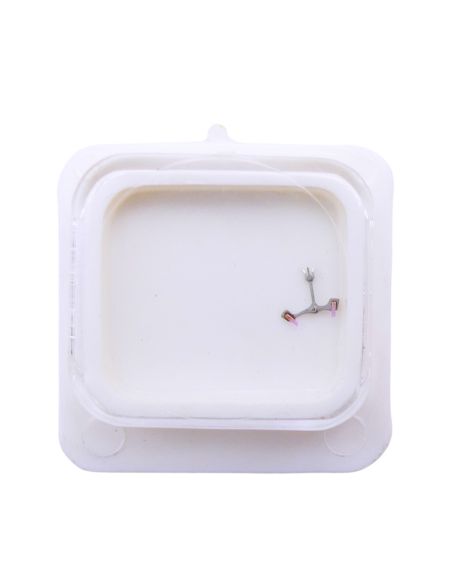 HP 25 - 710 Ancre montée (à l'unité) - Jewelled pallet fork and staff (per unit)