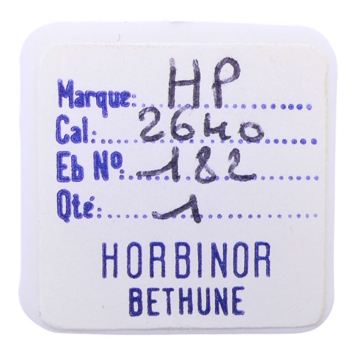 HP 2640 - 182 barillet avec couvercle (sans arbre) (à l'unité) - Barrel and cover (without arbor) (per unit)