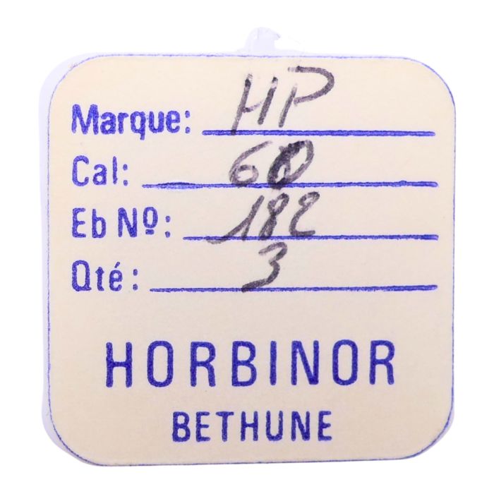 HP 60 - 182 barillet avec couvercle (sans arbre) (à l'unité) - Barrel and cover (without arbor) (per unit)