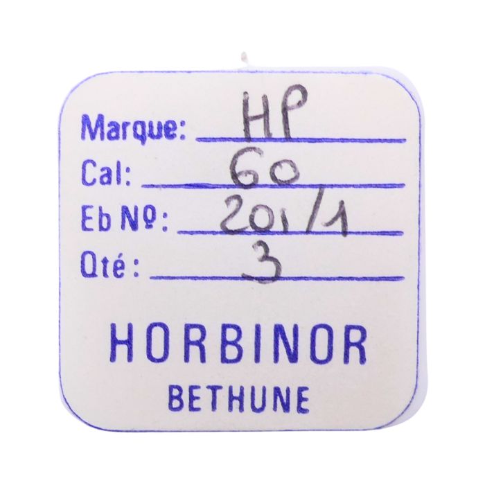HP 60 - 201/1 Grande moyenne sans chaussée (à l'unité) - Large driving wheel and pinion without cannon pinion (per unit)