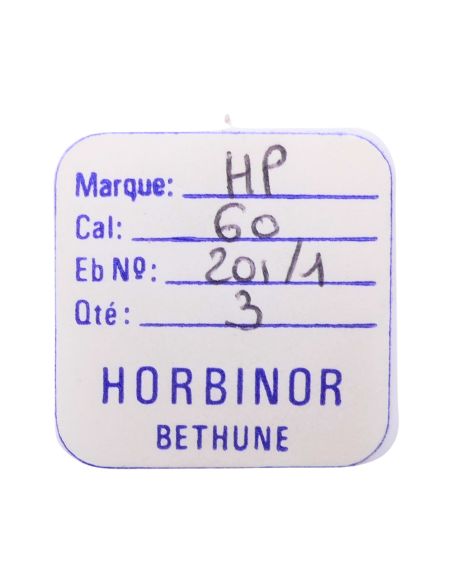 HP 60 - 201/1 Grande moyenne sans chaussée (à l'unité) - Large driving wheel and pinion without cannon pinion (per unit)