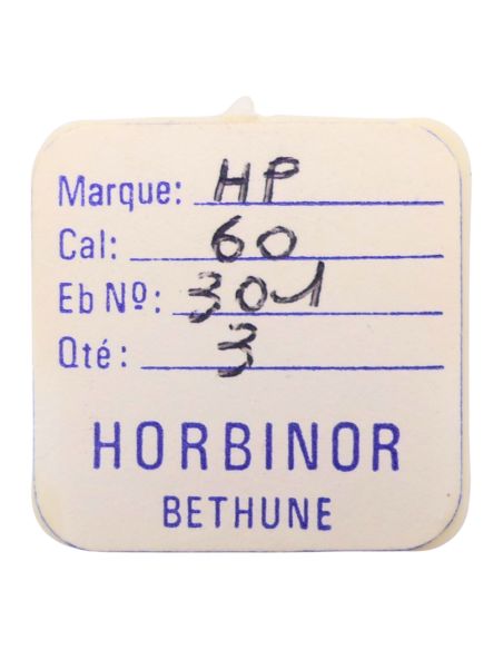 HP 60 - 301 Raquette pour spiral plat (à l'unité) - Regulator for flat hairspring (per unit)