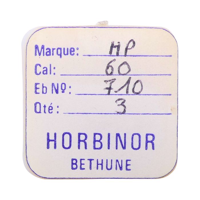 HP 60 - 710 Ancre montée (à l'unité) - Jewelled pallet fork and staff (per unit)