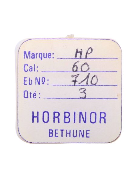 HP 60 - 710 Ancre montée (à l'unité) - Jewelled pallet fork and staff (per unit)