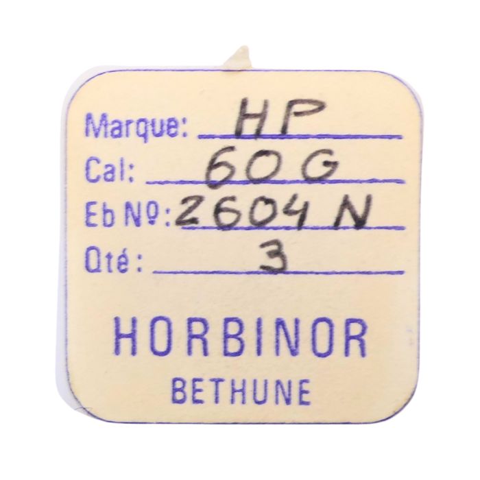 HP 60G - 2558 Roue des heures double denture (à l'unité) - Double toothing hour wheel (per unit)