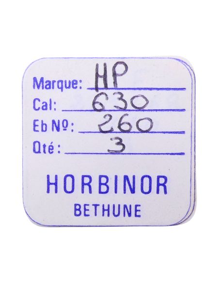 HP 630 - 260 Roue de minuterie (à l'unité) - Minute wheel (per unit)