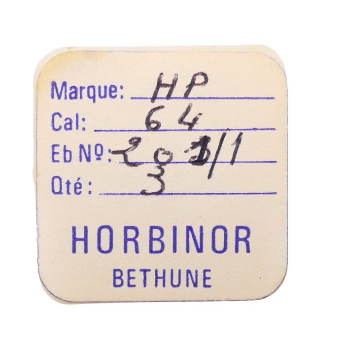 HP 64 - 201/1 Grande moyenne sans chaussée (à l'unité) - Large driving wheel and pinion without cannon pinion (per unit)