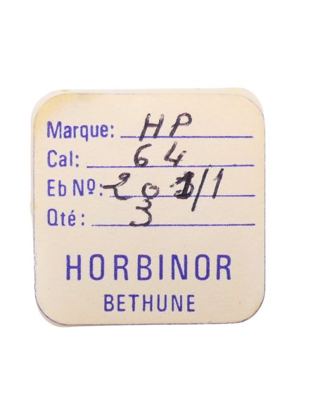 HP 64 - 201/1 Grande moyenne sans chaussée (à l'unité) - Large driving wheel and pinion without cannon pinion (per unit)