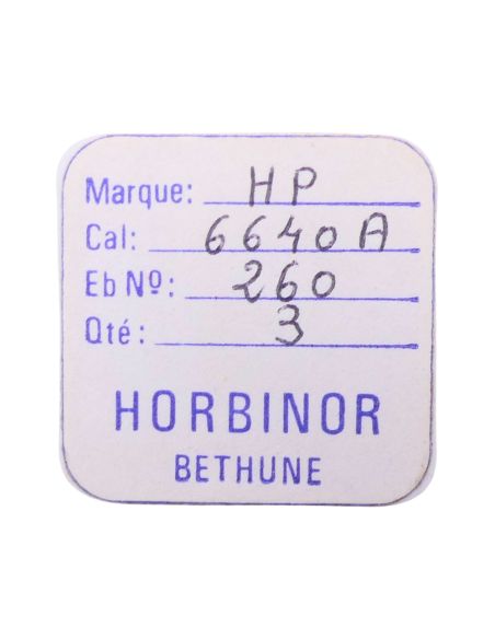 HP 6640A - 260 Roue de minuterie (à l'unité) - Minute wheel (per unit)
