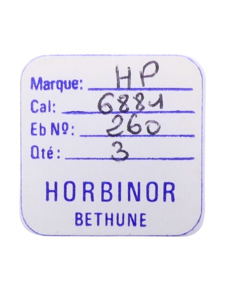 HP 6881 - 260 Roue de minuterie (à l'unité) - Minute wheel (per unit)