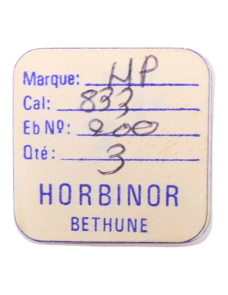 HP 833 - 200 Roue de centre avec chaussée (roue de minute) (à l'unité) - Center wheel and pinion with cannon pinion (per unit)