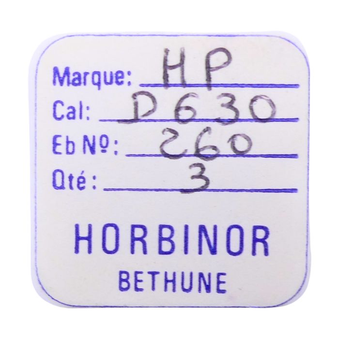 HP D630 - 260 Roue de minuterie (à l'unité) - Minute wheel (per unit)
