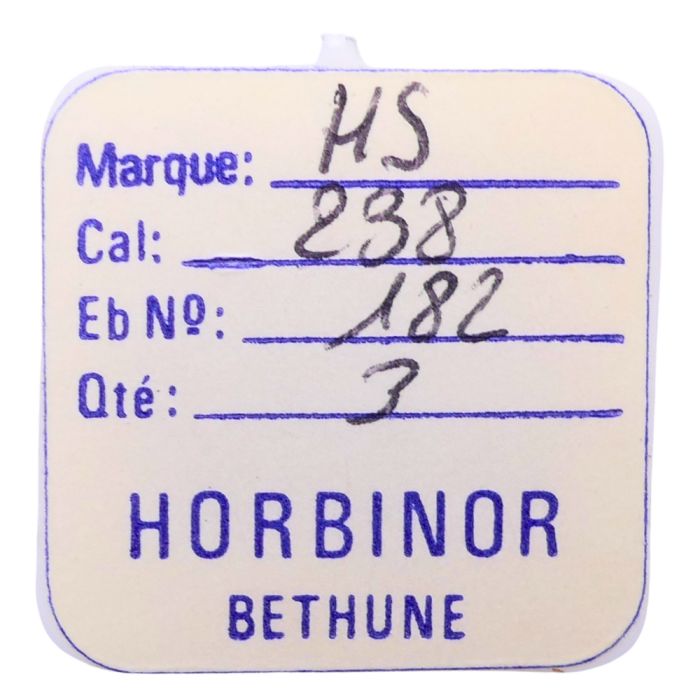 HS 238 - 182 barillet avec couvercle (sans arbre) (à l'unité) - Barrel and cover (without arbor) (per unit)