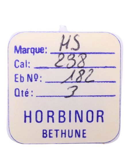 HS 238 - 182 barillet avec couvercle (sans arbre) (à l'unité) - Barrel and cover (without arbor) (per unit)