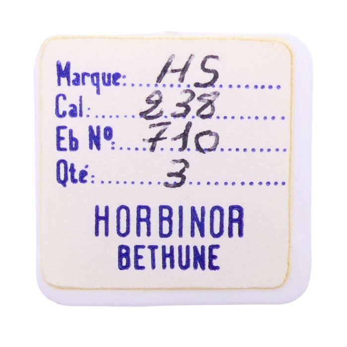 HS 238 - 710 Ancre montée (à l'unité) - Jewelled pallet fork and staff (per unit)