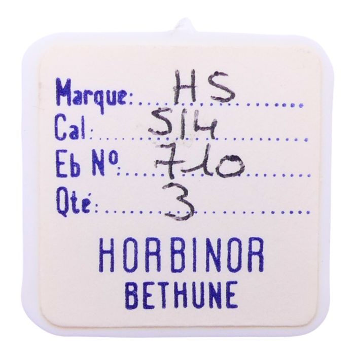 HS 514 - 710 Ancre montée (à l'unité) - Jewelled pallet fork and staff (per unit)