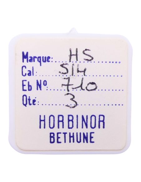 HS 514 - 710 Ancre montée (à l'unité) - Jewelled pallet fork and staff (per unit)