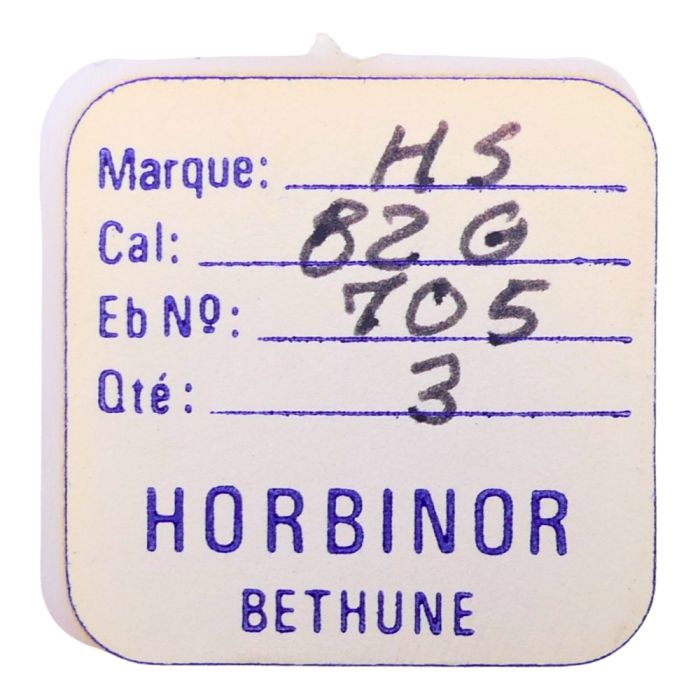 HS 82G - 705 Roue d'ancre pivotée (à l'unité) - Escape wheel and pinion with straight pivots (per unit)