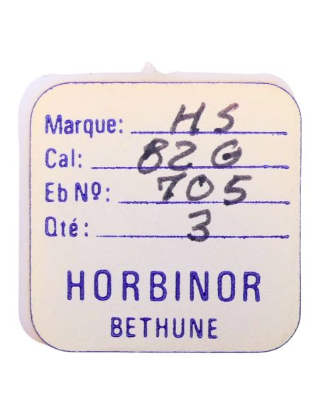 HS 82G - 705 Roue d'ancre pivotée (à l'unité) - Escape wheel and pinion with straight pivots (per unit)