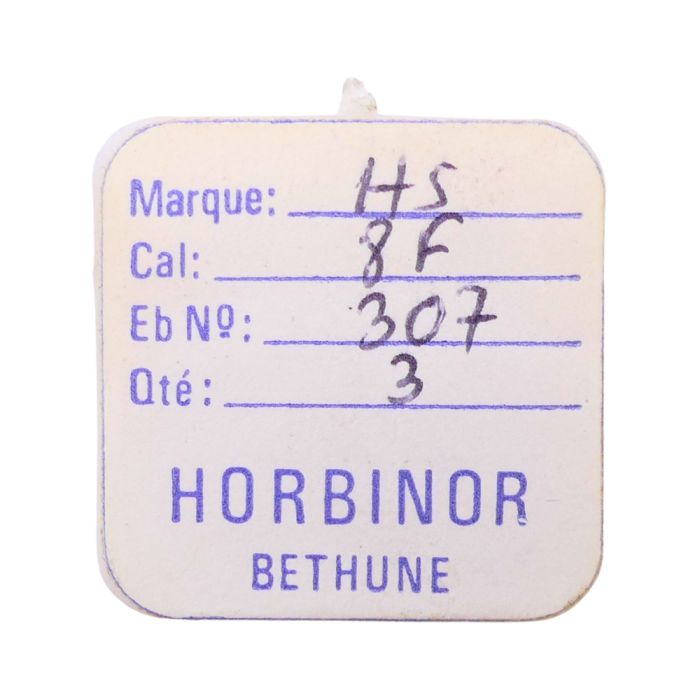 HS 8F - 307 Raquette avec porte-piton mobile pour spiral plat (à l'unité) - Regulator with adjustable stud holder for flat hairs