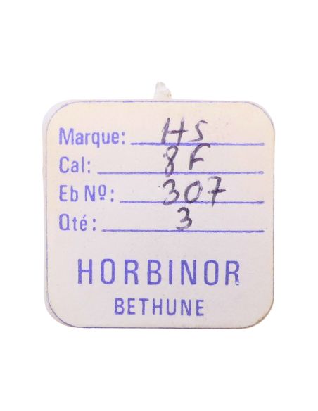 HS 8F - 307 Raquette avec porte-piton mobile pour spiral plat (à l'unité) - Regulator with adjustable stud holder for flat hairs